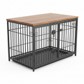 Heavy-Duty Double-Door Metal Dog Crate